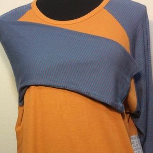 NWT Ribbed LuLaRoe Randy Baseball T